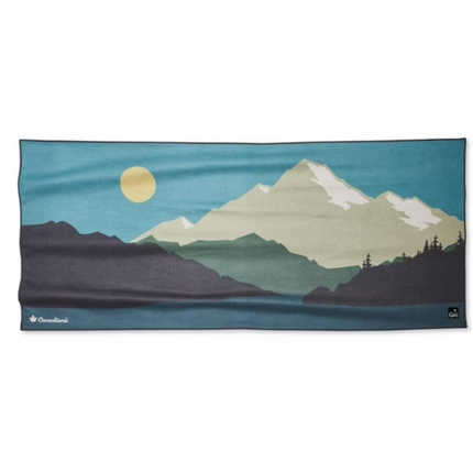 Canadiana 30"x72" Ultimate Adventure Quick Dry Towel, Mountain Sunrise