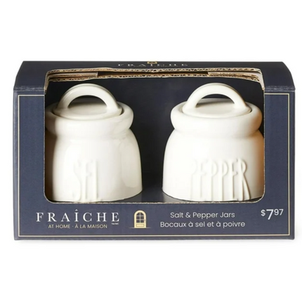 FRAÎCHE Spring Salt and Pepper Shaker Jars Set