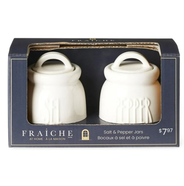 FRAÎCHE Spring Salt and Pepper Shaker Jars Set