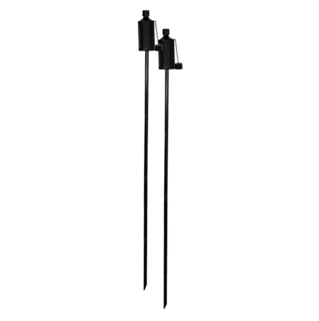 Better Homes & Gardens Torch 2 pack Set | Metal | Fiberglass Wick | Outdoor Use Only