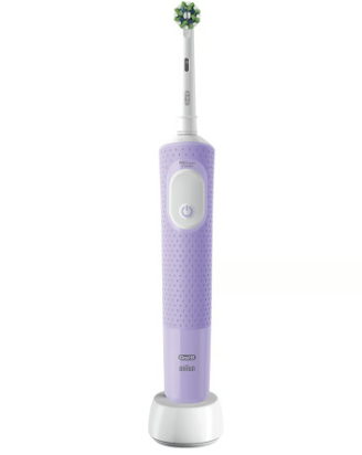 Braun Oral-B Pro Timer 3708 Electric Toothbrush Handle with Charging Base, LILAC