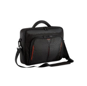 TARGUS Classic+ 17-18" Clamshell Laptop Case, BLACK/RED