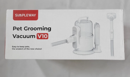 SIMPLEWAY Pet Grooming Vacuum, V10 (NEW OPEN BOX)