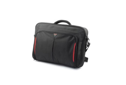 TARGUS Classic+ 17-18" Clamshell Laptop Case, BLACK/RED