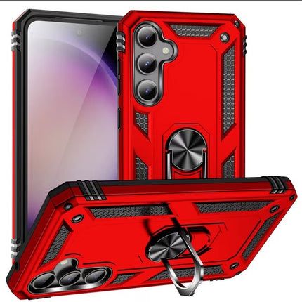 CQUIK Phone Case for Samsung Galaxy S23 FE 5G Case with Ring Stand Magnetic Kickstand for Samsung Galaxy S23 S23 FE
