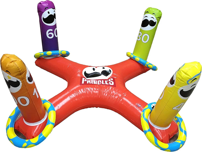 Inflatable 24 Inch Pringles Ring Chip Toss Pool Toy Game Float