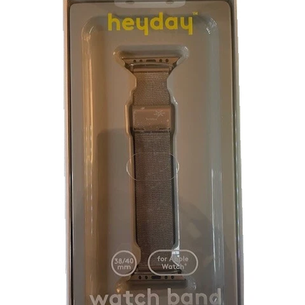 Heyday Apple Watch Metal Mesh Replacement Band 38mm-40mm, Gold