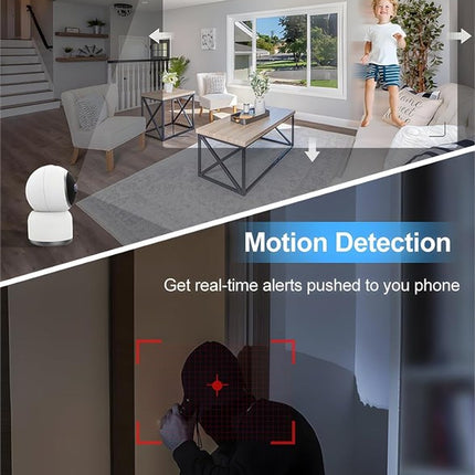 Molintell Security Camera Indoor Wireless WiFi 2K, Baby Monitor