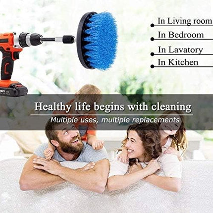 NEW, Iclean 20PC Drill Brush Power Clean Scrub + Pad Replacements Kit ATTACHMENT