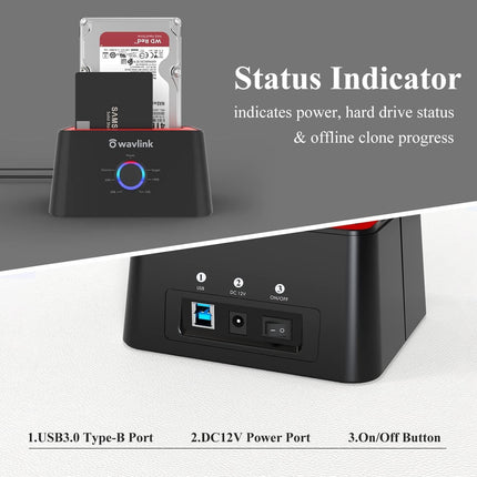 USB 3.0 to SATA Hard Drive Docking Station