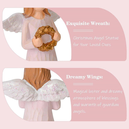 Pink Guardian Angel Figurine Gift