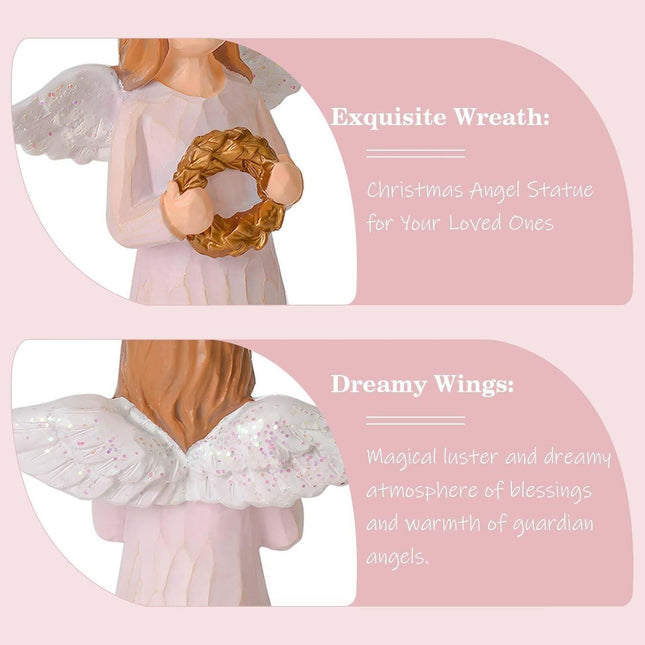 Pink Guardian Angel Figurine Gift