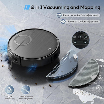 T7S Robot 2-in-1 Vacuum & Mop Combo Cleaner