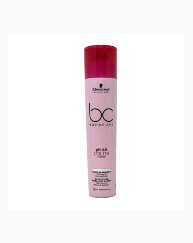 Schwarzkopf BC Bonacure pH 4.5 Color Freeze Silver Micellar Shampoo, 250ml