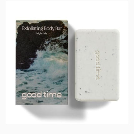 GOOD TIME Exfoliating Body Bar - Buffs  Smooths for Clean & Hydrated Skin - Eucalyptus - Pre-Shave