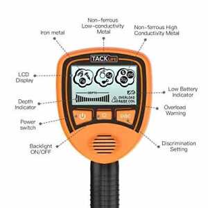 TACKLIFE Kids Metal Detector With Large Back-Lit LCD Display - MMD03