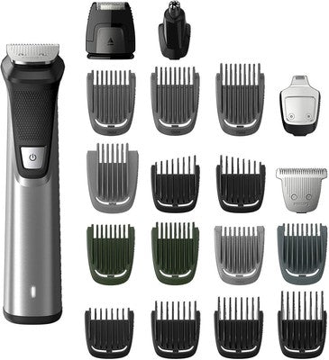 Philips Multigroomer Series 7000, Cordless with 23 Accessories & DualCut blades technology , MG7770/28