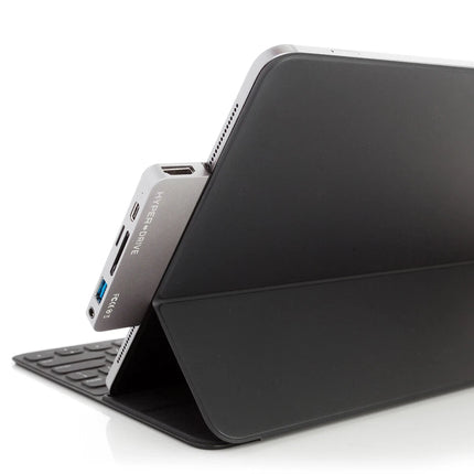 HyperDrive HD319B-SIL-GL 6-in-1 USB-C Hub for iPad Pro/Air - (HD319B-Silver)
