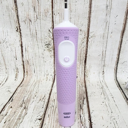 Braun Oral-B Pro Timer 3708 Electric Toothbrush Handle with Charging Base, LILAC