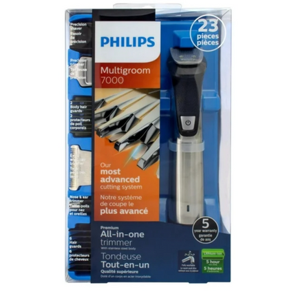 Philips Multigroomer Series 7000, Cordless with 23 Accessories & DualCut blades technology , MG7770/28