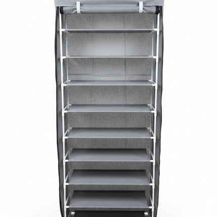 9 Tiers covered shoe rack