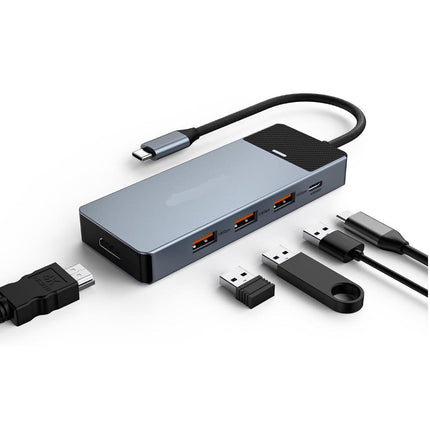 USB-C 5 IN 1 Hub with 4K HDMI Output & 3 USB 3.2 Ports