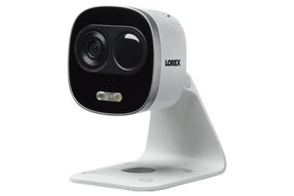 Lorex LNB8105X POE 4K Active deterrence network camera Like New With Stand Like New Stand Included