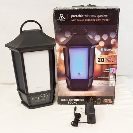 Portable Bluetooth Wireless Speaker w Color Changing Light Modes  #AWS6R