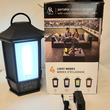 Portable Bluetooth Wireless Speaker w Color Changing Light Modes  #AWS6R