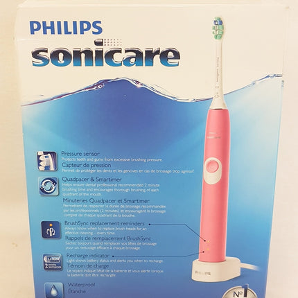 PHILIPS Sonicare 4100 Protective Clean Electric Toothbrush, HX6816/01 PINK