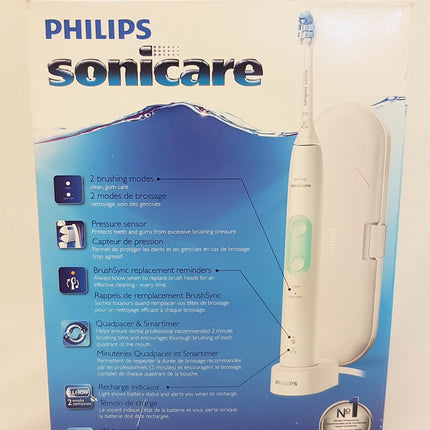 PHILIPS Sonicare Protective Clean 4500 Electric Toothbrush,  HX682A - WHITE/AQUA