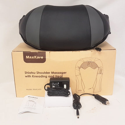 NEW, MAXKARE Shiatsu Shoulder Massager with Kneading and Heat, XKMS-412