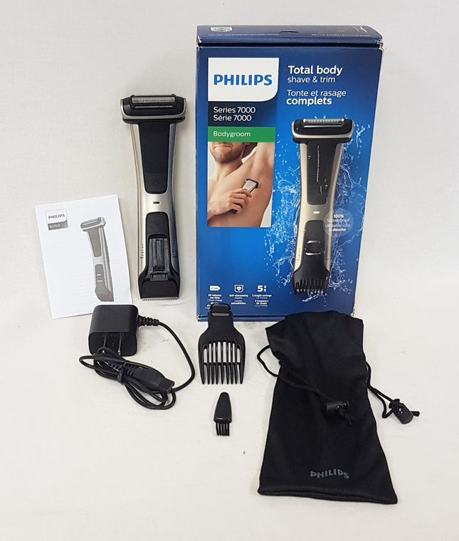 PHILIPS Series 7000 Bodygroom Total Body Shave & Trim, BG7025/15 LIKE NEW