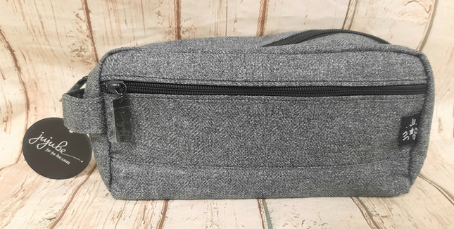 NEW, JuJuBe Onyx Collection Be Dapper Travel Case, Gray Matter 17TC02X