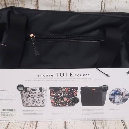 NEW, JuJuBe Encore Tote Diaper Bag, 18FF03X BLACK ROSE
