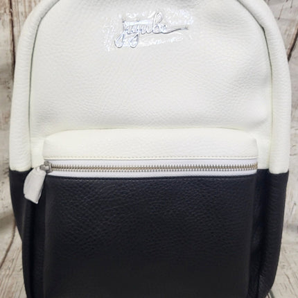 NEW, JuJuBe Ever Collection Mini Diaper Backpack BLACK/WHITE, 18LB04LO