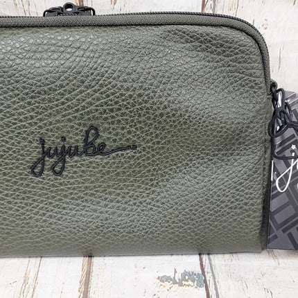 NEW, JuJuBe Unisex Vegan Leather 3 Baglets Set, Olive 18LA01LO