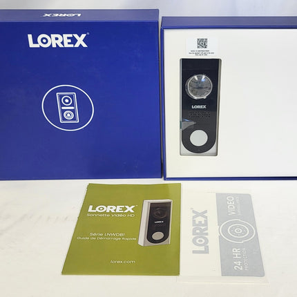 Lorex 1080p Wi-Fi Video Doorbell Security Camera Motion Detection LNWDB1 16GB