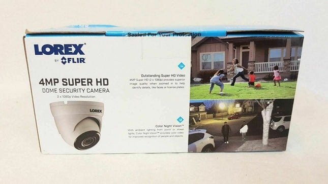 NEW, LOREX LAE243P 4MP Super High Definition Dome Security Camera