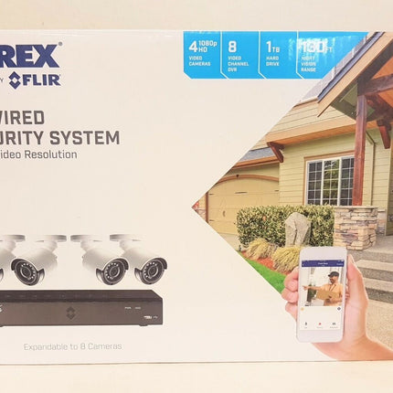 NEW Lorex 8 Channel  Super HD 1 TB HDD W. 4 Cameras - LHA2108 1TC4