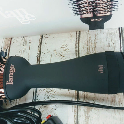 L’ange Hair Le Volume 2 in 1 Volumizing Brush Dryer Black & Gold