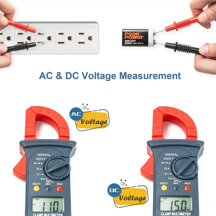 NEW, ASTROAI Auto Ranging 202D Digital Clamp Meter